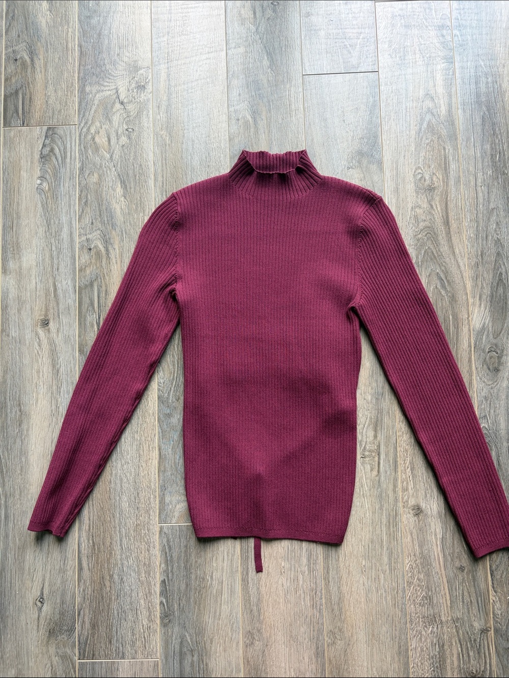 Aritzia Babaton Sculpt Knit Tie-Back Longsleeve - Picture 3 of 8